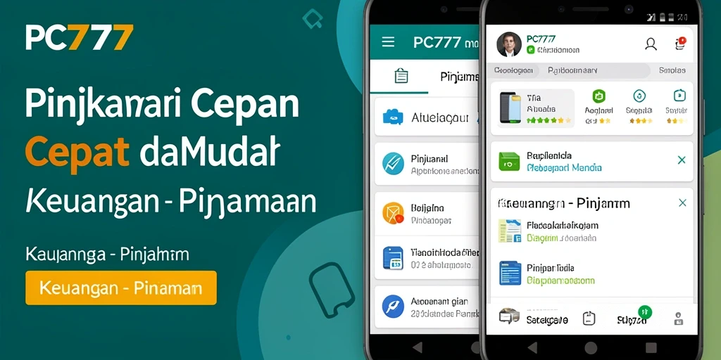 Tampilan antarmuka pengguna aplikasi Pinjaman yang mudah digunakan.